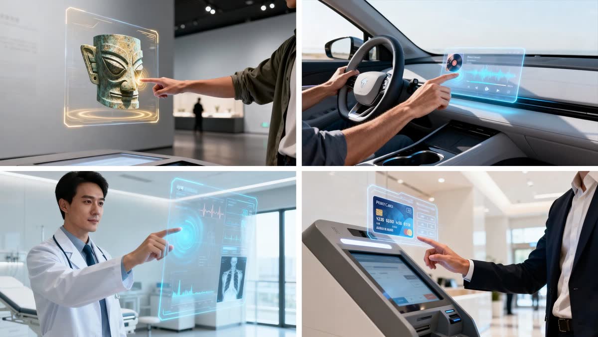 XHOLO Technology Breakthrough +1! Visible Aerial Images, Tangible Real Touch